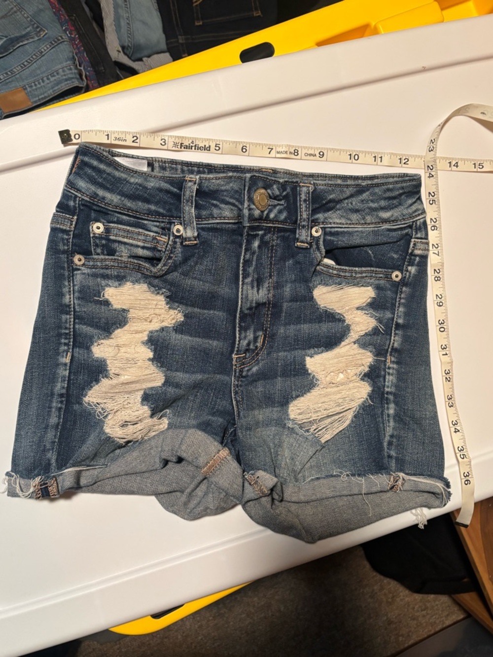 american eagle distressed shorts - Picture 5 of 5